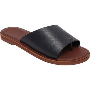 Roxy Women's Helena LX Genuine Leather Sandals, Black Size 6M